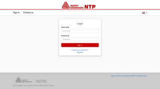 NTP Webshop: Logon