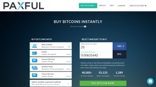 Paxful: Buy bitcoin instantly