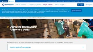 Barclaycard Anywhere Portal | Barclaycard Business