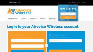 Airvoice Wireless Pay as you go customer cell phone login
