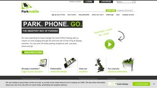 Pay by Phone Parking from Parkmobile in the UK - United Kingdom.
