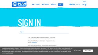 Sign In | Plan International USA