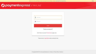 Login - Payment Express