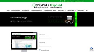 Login | Pay Per Call Exposed - Online Training Course