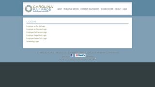 Login - Carolina Pay Pros