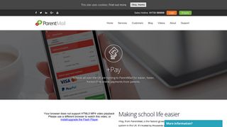 Online Payment System for Schools | Services | ParentMail