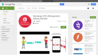 Recharge, DTH, Bill payment, Money transfer - Apps on Google Play