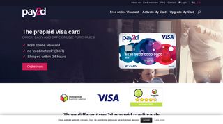 Welkom bij pay2d: dé prepaid Visa card - Simpel, safe en prepaid ...