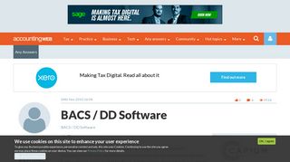 BACS / DD Software | AccountingWEB