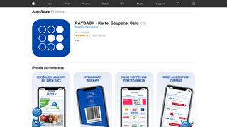 PAYBACK - Karte, Coupons, Geld on the App Store - iTunes - Apple