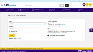Login - SBI Rewardz