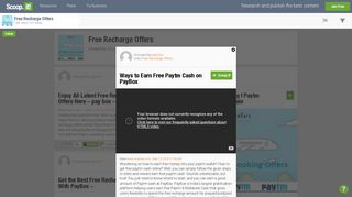 Ways to Earn Free Paytm Cash on PayBox | Free R... - Scoop.it