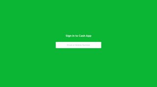 Cash App - Sign in to your account