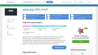 Access paycc.org. Hello, world!