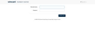 Payment Center - Login