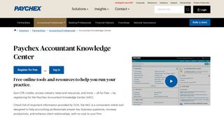 Accounting Knowledge Center - Professional & CPA ... - Paychex