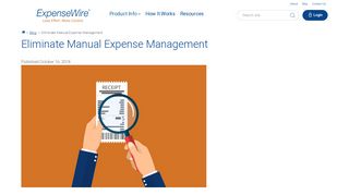 Eliminate Manual Expense Management | ExpenseWire