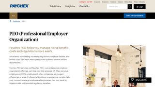 PEO | Professional Employer Organization | Paychex