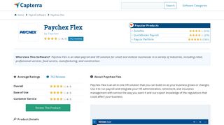 Paychex Flex Reviews and Pricing - 2019 - Capterra