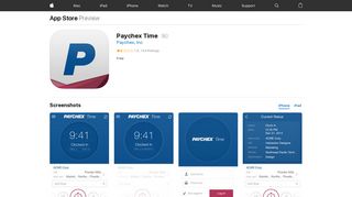 Paychex Time on the App Store - iTunes - Apple