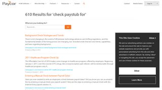 check paystub for - Paycor