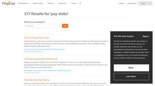 pay stubs - Paycor