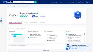 Paycor Review - TrustRadius