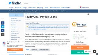 Payday 24/7 Loans - Reviews, Fees & Repayments - Finder
