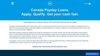 Payday Loans Canada | Money Mart® Canadian Payday Loans