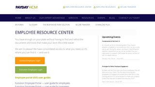 Employee Resource Center | PaydayHCM