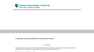 PayDotCom Data Training - Tissa