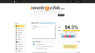 www.paydoublers.com | Website SEO Review and Analysis | iwebchk