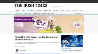 Everything taxpayers need to know about the new Form 12 - Irish Times