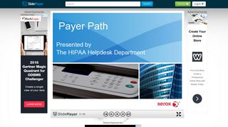 Presented by The HIPAA Helpdesk Department Payer Path. - ppt ...