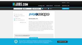 Payescape Ltd jobs in Northern Ireland - NIJobs.com