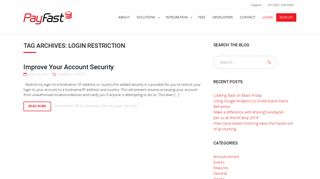 login restriction Archives | PayFast