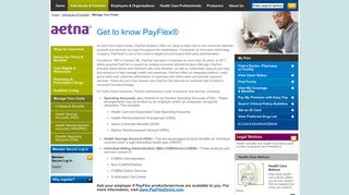Get to Know PayFlex® -- Aetna