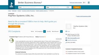 PayFlex Systems USA, Inc. | Complaints | Better Business Bureau ...