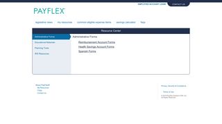 PayFlex® - My Resources
