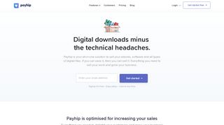 Sell Digital Downloads - Payhip