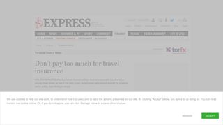 Don't pay too much for travel insurance | Personal Finance | Finance ...