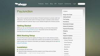 PayJunction - Documentation » Documentation — The Official User ...