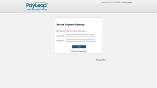 PayLeap Secure Gateway - PayLeap secure payment gateway