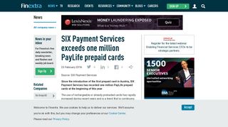 SIX Payment Services exceeds one million PayLife prepaid cards
