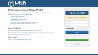 Sign In | Alarm Web Portal - Pay bills, manage locations and call lists ...