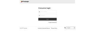 Login - Paylogic Consumer Services