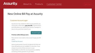 Assurity Online Bill Pay