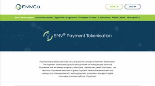 Payment Tokenisation - EMVCo