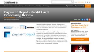 Payment Depot Review 2018 | Credit Card Processor Reviews