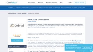 Orbital Virtual Terminal Review and Profile 2018 - CardFellow